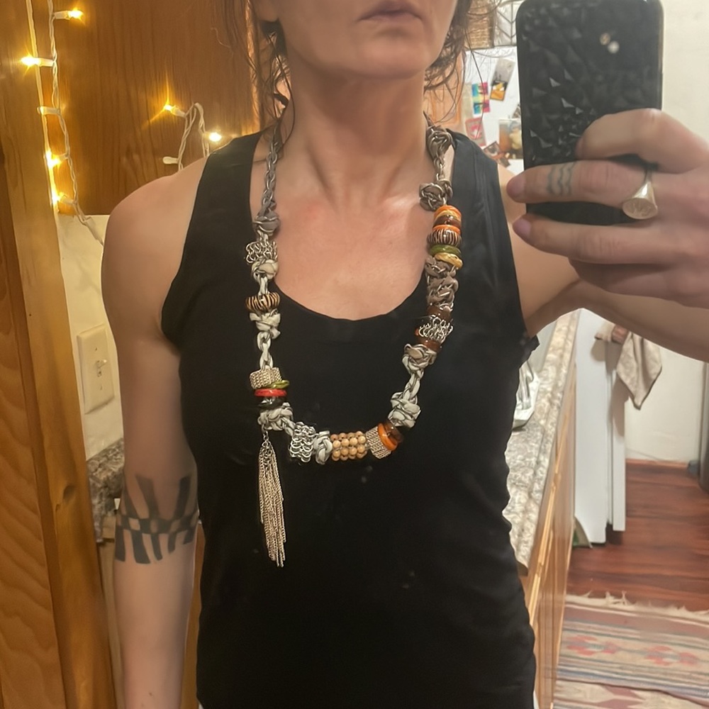 Anthropologie statement necklace